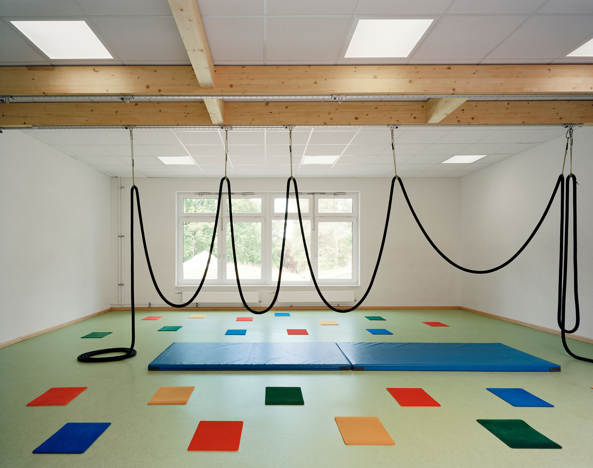 Bewegungsraum im Neubau der OGGS Harksheide-Nord